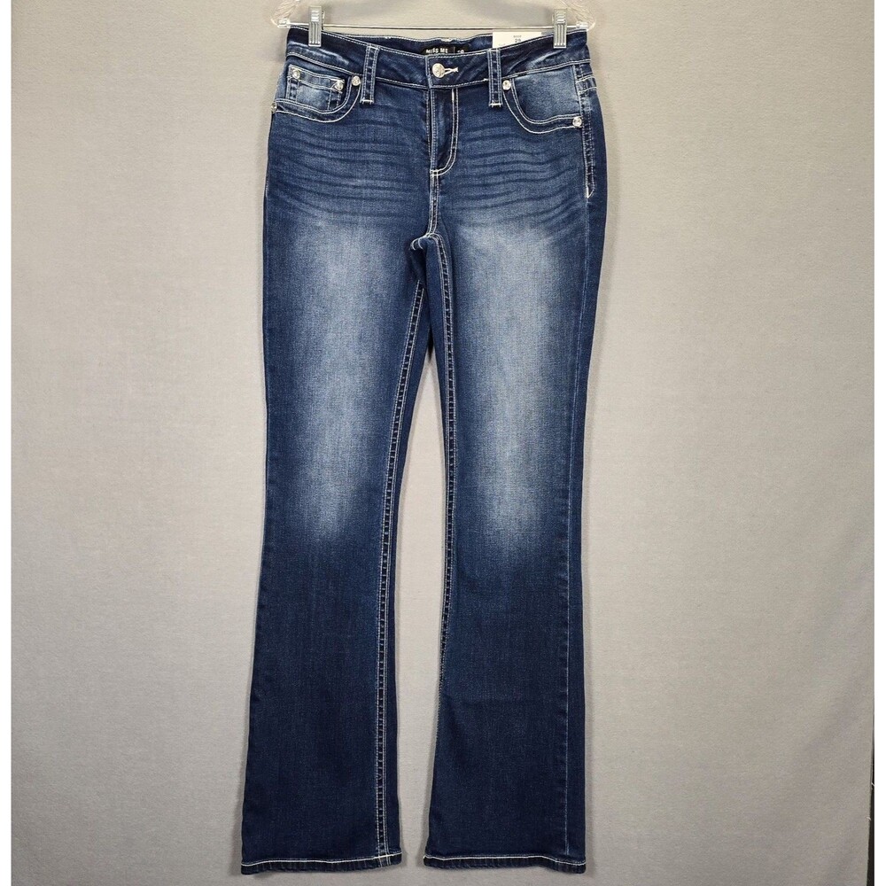 Miss Me Mid-Rise Boot Women Jeans Denim Size 29 X 34 New